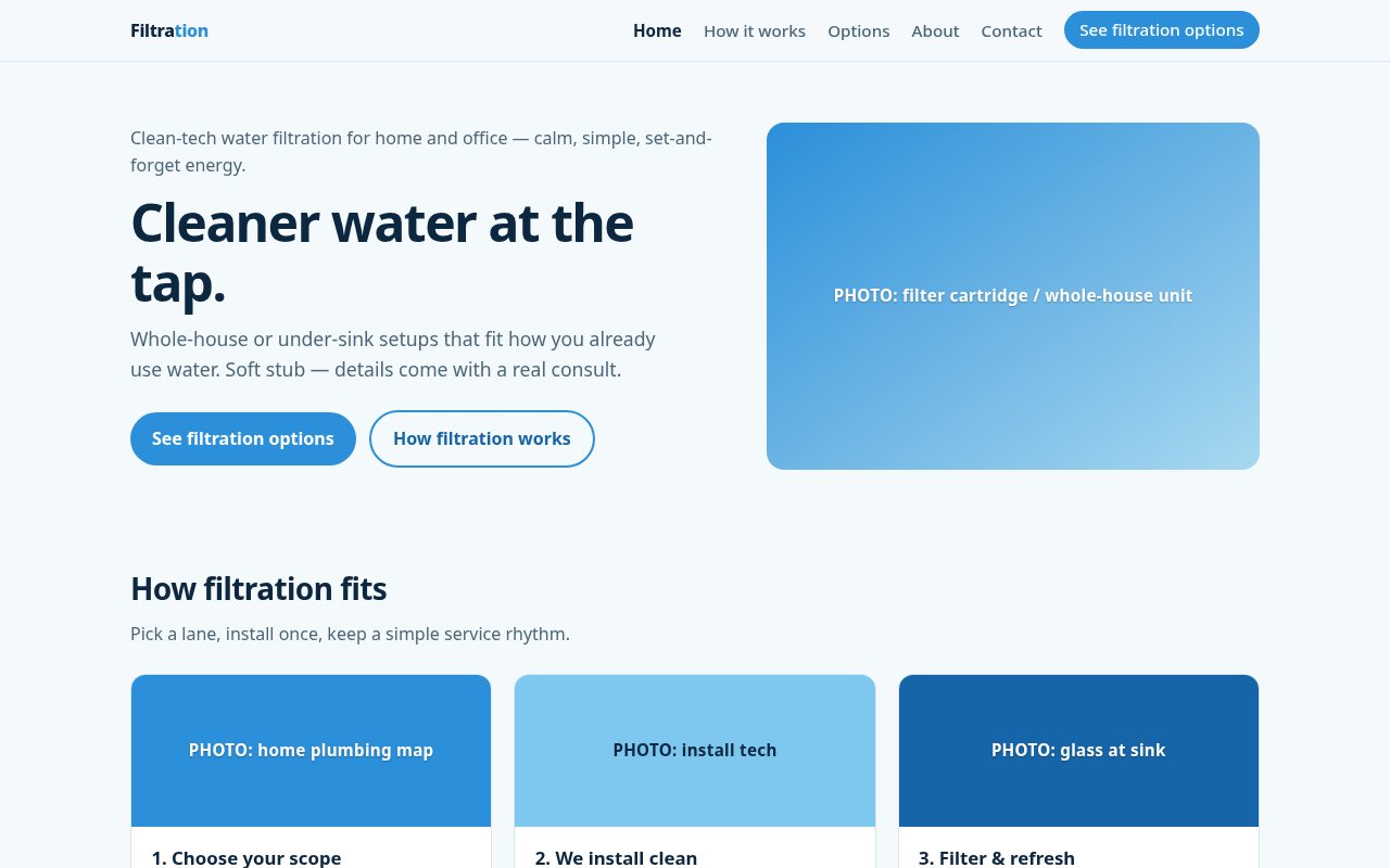Screenshot of Filtration
