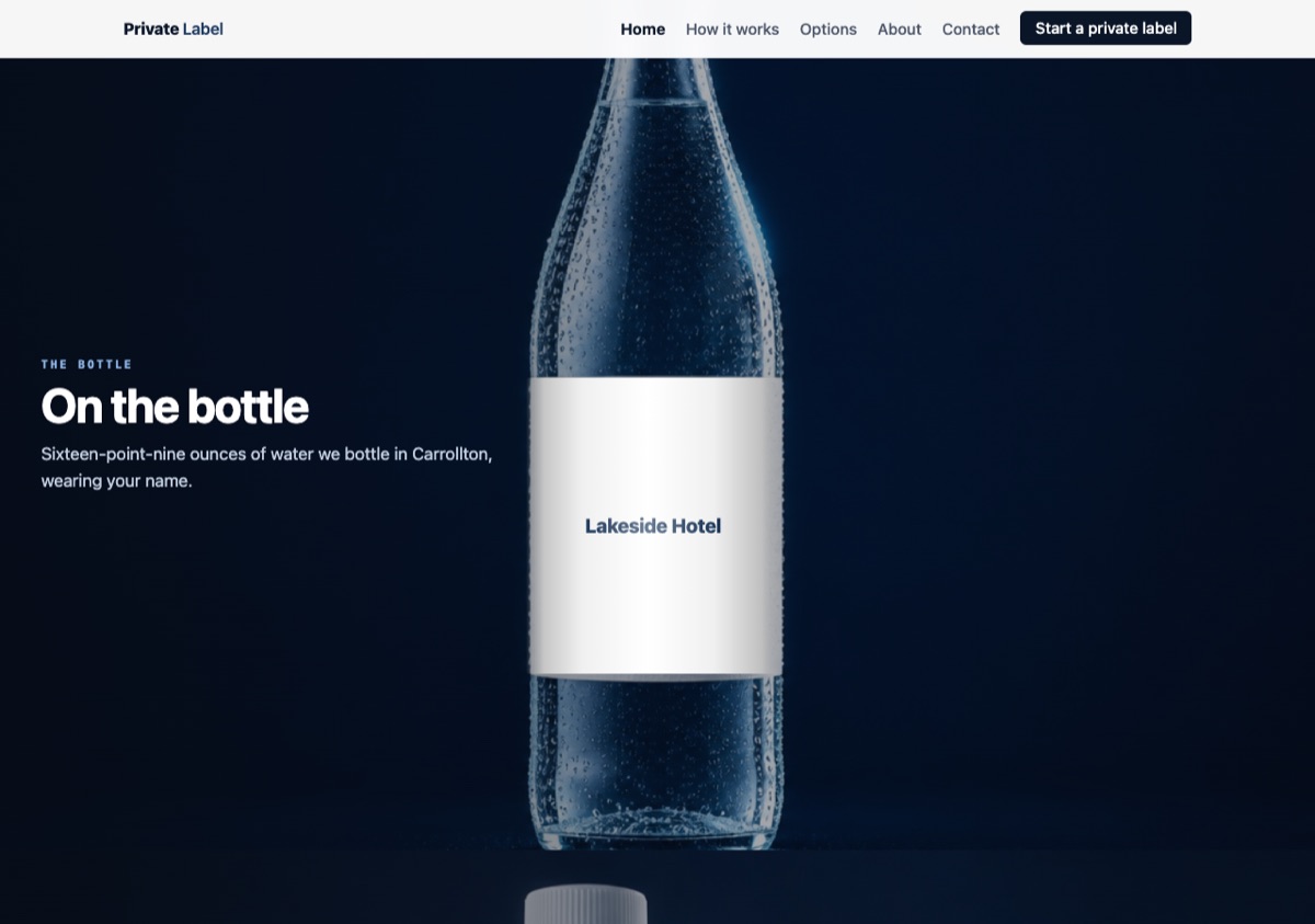 Screenshot of Brand in Hand — your label on it ✻