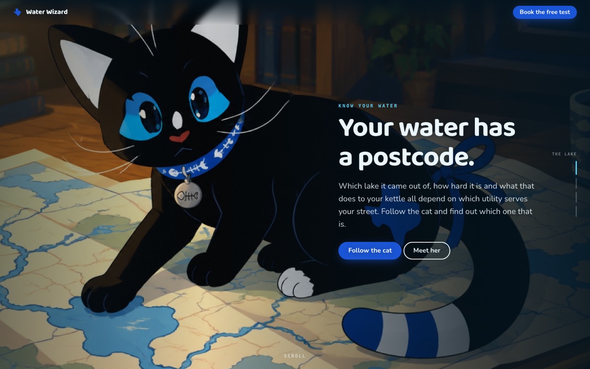 Screenshot of Water Wizard — with Gazpacho