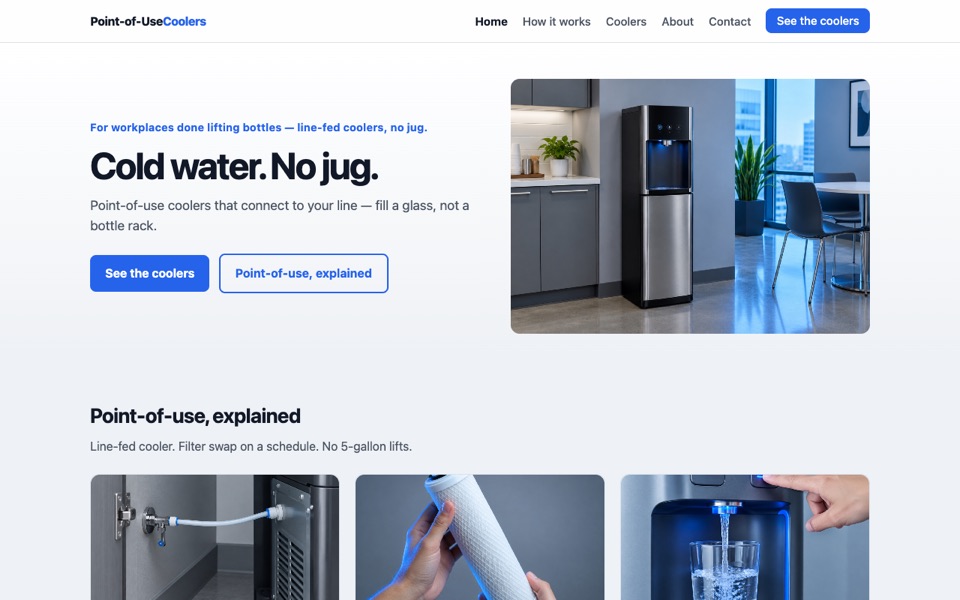 Screenshot of Point-of-Use Coolers — finished ✻
